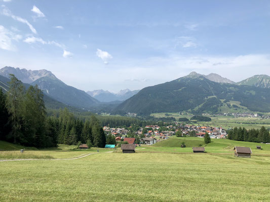 Blick auf Ehrwald