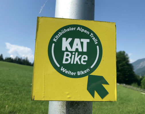 gute Beschilderung der KAT Bike