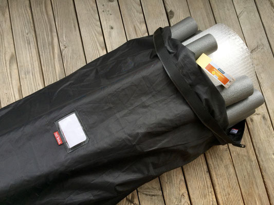 Packsack, Noppenfolie, Isolierung, Rohre, Malerkrepp