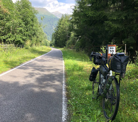 Bahntrassenradweg durchs Grüne