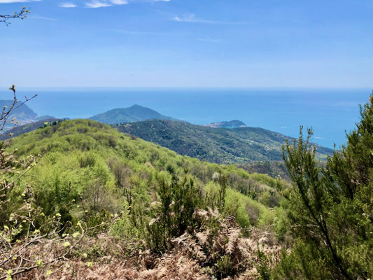 Blick Richtung Sestri Levante