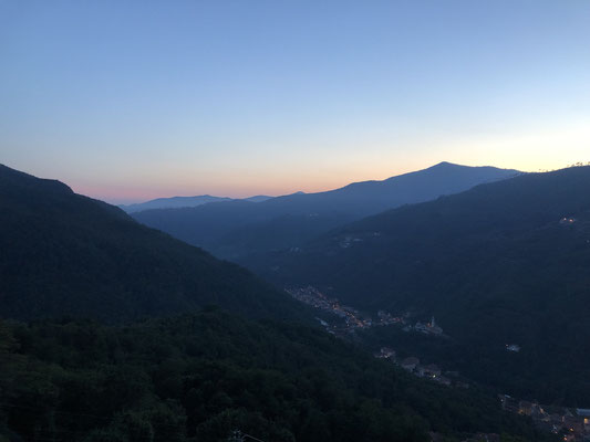 Abendstimmung in Liguriens Bergen