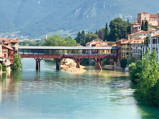 Holzbrücke in Bassano del Grappa