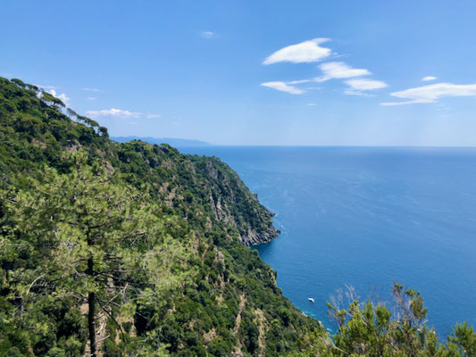 Weg von Nozarego nach San Fruttuoso 