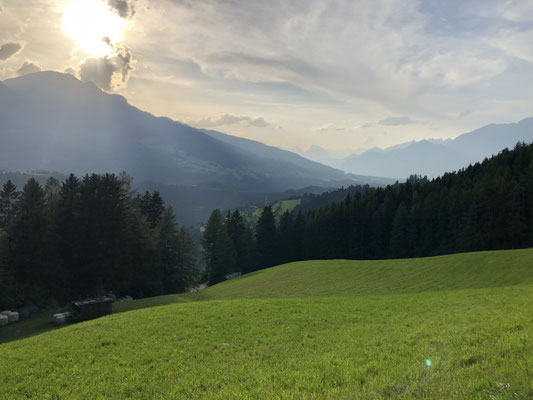 Blick in Richtung Innsbruck