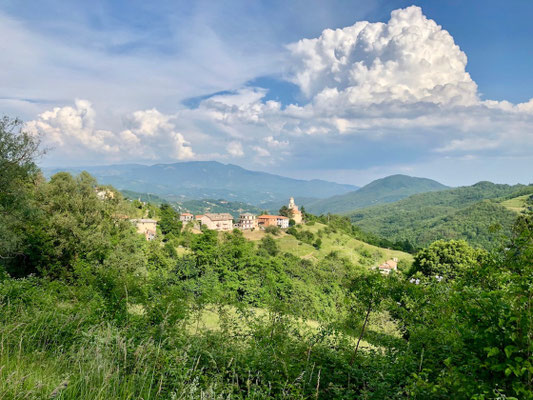 Gewitterwolke nahe Varese Ligure