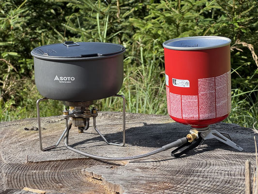 SOTO Stormbreaker im Gasbetrieb