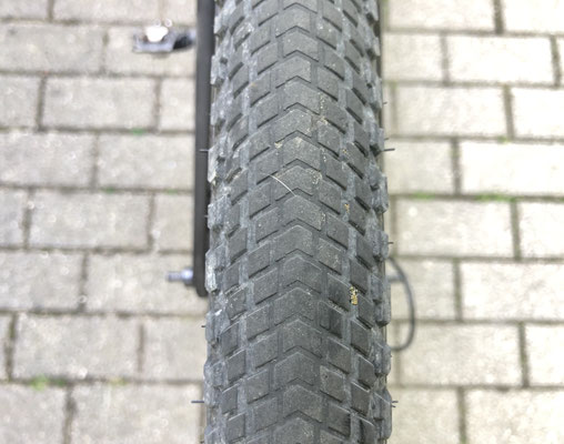 Profil des Pirelli Cinturato Gravel H nach 3700 km 