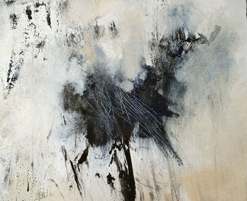 Die Maske 2019 Öl, Acryl, Mischtechnik auf Leinwand, 24x30 cm