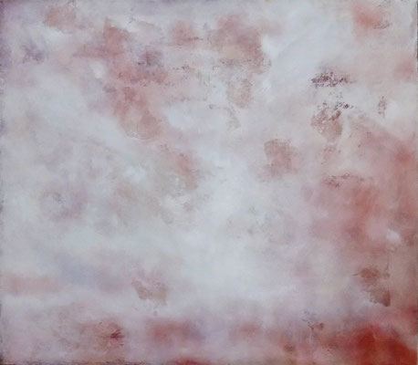 Herzmeer 2017, Mischtechnik auf Leinwand, 70x80cm