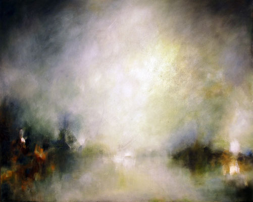 Seetiefe, Öl auf Leinwand 80x100cm