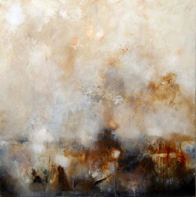 Venedig (2019) Öl, Acryl, Mischtechnik auf Leinwand  80x80 cm