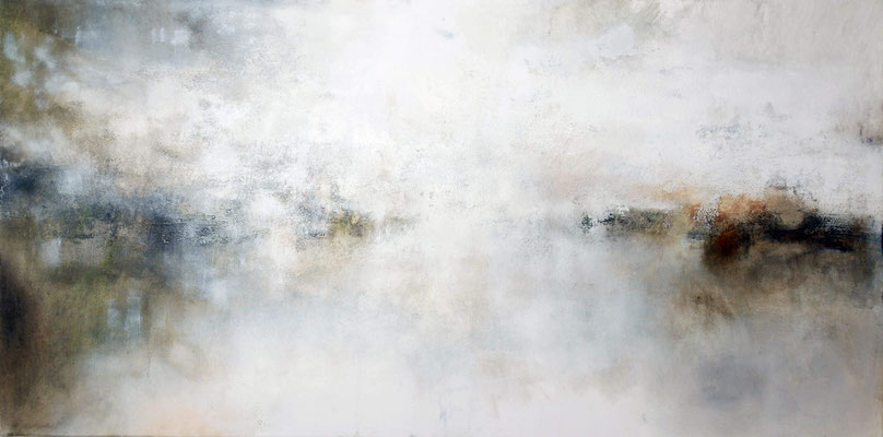 Öl, Acryl, Mischtechnik auf Leinwand  50x100cm