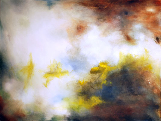 Hasenfellhimmel (2017) Öl, Acryl auf Leinwand 60x80cm