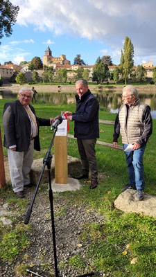 Pont-du-Château 7 octobre 2021 Inauguration GR89 de Thiers à Felletin (Creuse) 