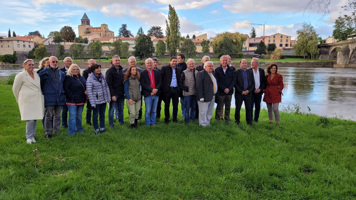 Pont-du-Château 7 octobre 2021 Inauguration GR89 de Thiers à Felletin (Creuse) 