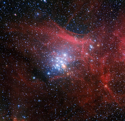 The star cluster NGC 3293, Credit: ESO/G. Beccari, http://www.eso.org/public/images/eso1422a/