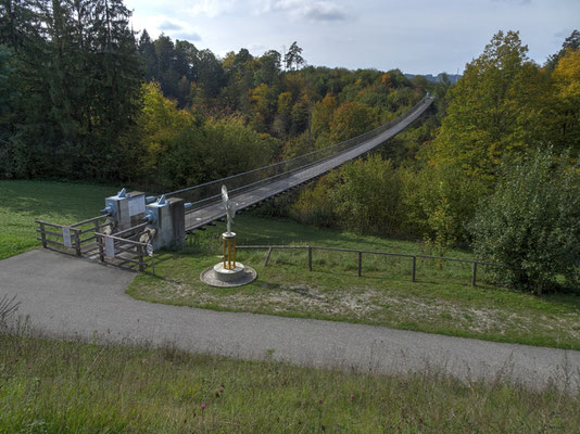 Hängebrücke St. Luzia über die Feistritz