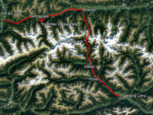 GPS-Track, 132 km