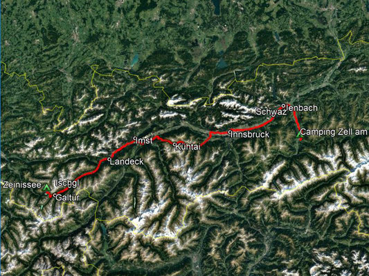 GPS-Track, 196 km