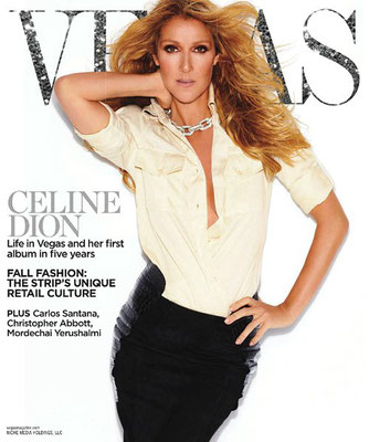 Céline Dion - Couverture Vegas Magazine  [USA] (Septembre 2012)