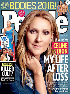 Céline Dion - Couverture people Magazine  [USA] (30 Mai 2016)