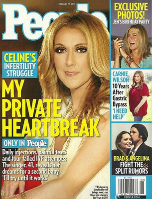 Céline Dion - Couverture People Magazine Cover [USA] (22 Fevrier 2010)