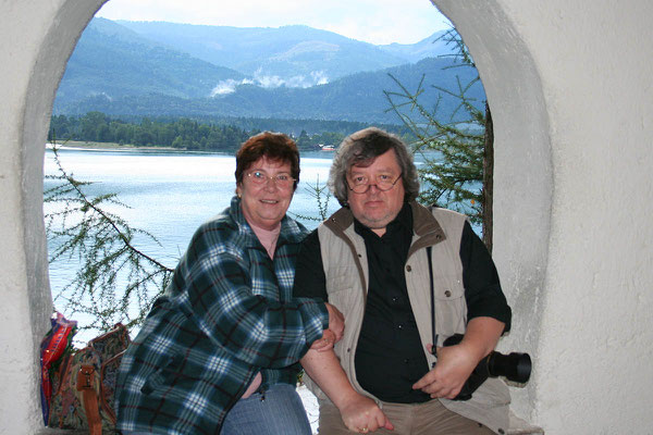 Hedy mit Michael Mössmer – der heute 40 kg leichter ist ;-) – bei einem gemeinsamen Urlaub im Salzkammergut 2007 