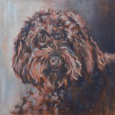 Tommy | portret on commission | oil on linen | 80x80cm
