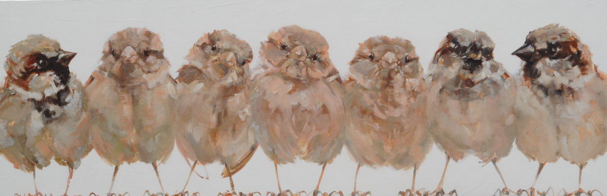 Happy Days | oilpainting | 180x60cm