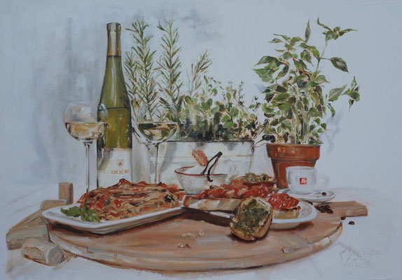 I segreti della famiglia Boele - commission  | oil on linen | 100x70cm