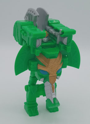 Rumble Tusk Ninja Zord / OtomoNin Transformation Humanoid Form