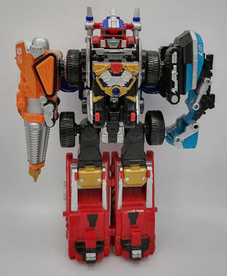 Drivemax Megazord Drill & Shovel Formation / DaiBouken Drill & Shovel
