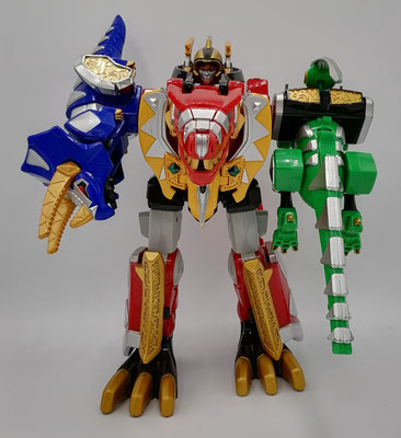 Thundersaurus Megazord Parasaur Final Cut / AbarenOh Rokkiru