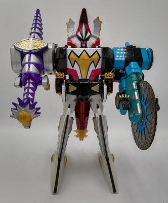 DinoStegazord Cephala Power Punch/Dimetro Saw Blade / KillerOh Nagurus Nokodon