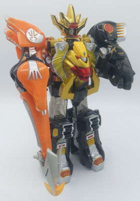 Wild Force Megazord Spear and Knuckle / GaoKing Spear and Knuckle