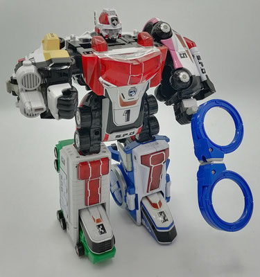 Delta Squad Megazord with Arm-Gun and Handcuffs