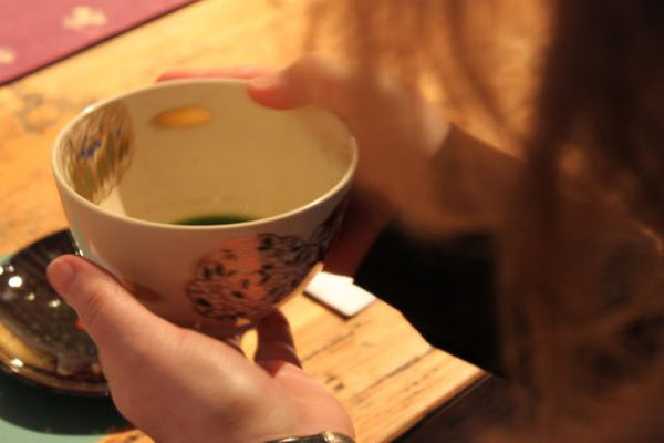 start with a sip of tea and learn about the tea ceremony