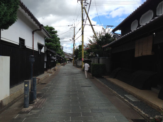 上植野(向日市)の旧家。