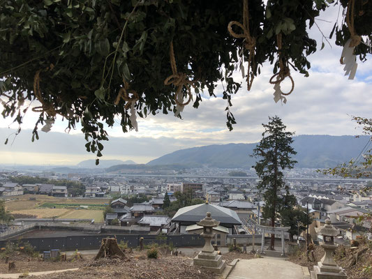 走田神社から