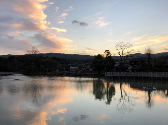冬の夕暮れ