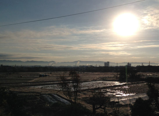 丹波街道から伏見方面遠望