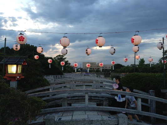 ８月25日、夏祭り。太鼓の音に心がはずむ。