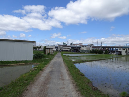 長岡京市神足七ノ坪付近