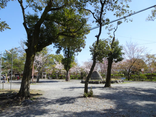 「開田御茶屋」跡地。