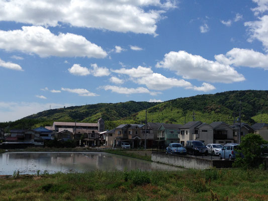 奥海印寺からみた天王山