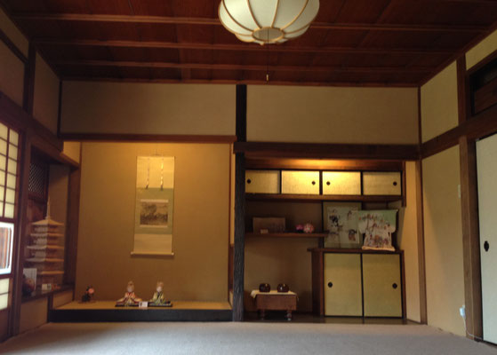 神足ふれあい町家、季節ごとのしつらい。