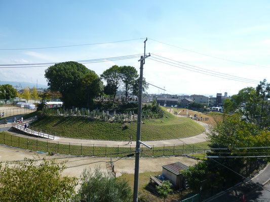 2014年、待望の恵解山古墳公園オープン。乙訓最大の前方後円墳保存の意味は、さらに大きい。