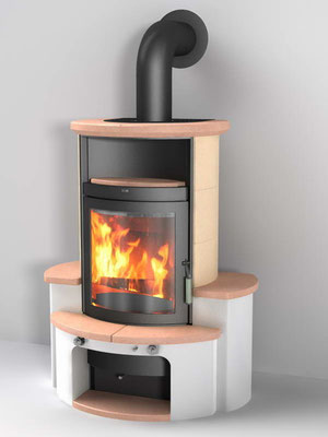 Hark 34 GT ecoplus Ofenkachel deco cotte sahare, titan