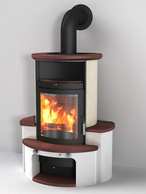 Hark 34 GT ecoplus Ofenkachel jola braun stone, graphit